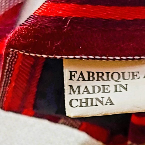 CARLO MONZA, Italian men's tie, 100% SILK, handmade, Patterns: Red stripes - Picture 6 of 15